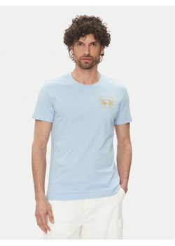 La Martina T-Shirt Vernie MAR009 JS206 Błękitny Regular Fit ze sklepu MODIVO w kategorii T-shirty męskie - zdjęcie 181084939