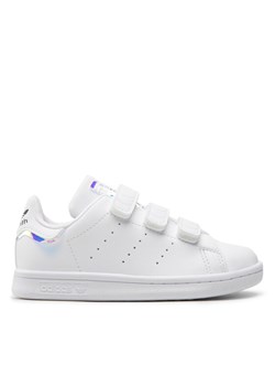 adidas Sneakersy Stan Smith GY4241 Biały ze sklepu MODIVO w kategorii Buty sportowe dziecięce - zdjęcie 181085019