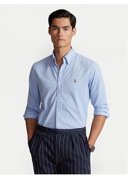 Polo Ralph Lauren Koszula 710932545001 Błękitny Custom Fit ze sklepu MODIVO w kategorii Koszule męskie - zdjęcie 181085035
