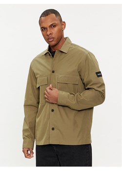 Calvin Klein Koszula K10K109920 Zielony Regular Fit ze sklepu MODIVO w kategorii Koszule męskie - zdjęcie 181085038