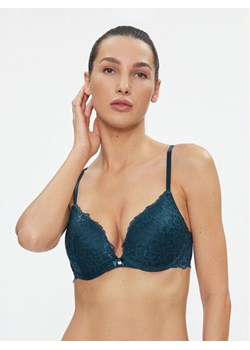 Hunkemöller Biustonosz push-up Marine 202699 Niebieski ze sklepu MODIVO w kategorii Biustonosze - zdjęcie 181085186