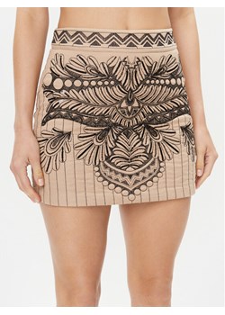 TWINSET Spódnica mini 232TP2672 Beżowy Slim Fit ze sklepu MODIVO w kategorii Spódnice - zdjęcie 181085416