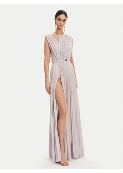Elisabetta Franchi Sukienka wieczorowa AB-R21-52E2 Fioletowy Regular Fit ze sklepu MODIVO w kategorii Sukienki - zdjęcie 181085466