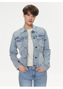 Wrangler Kurtka jeansowa Heritage 112350342 Niebieski Regular Fit ze sklepu MODIVO w kategorii Kurtki damskie - zdjęcie 181085505