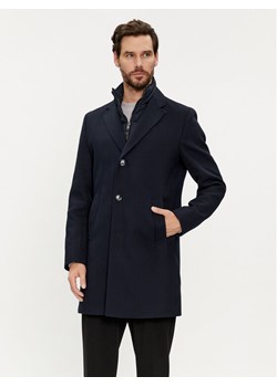 Boss Płaszcz przejściowy H-Hyde-Bib-234 50511975 Granatowy Slim Fit ze sklepu MODIVO w kategorii Płaszcze męskie - zdjęcie 181085576