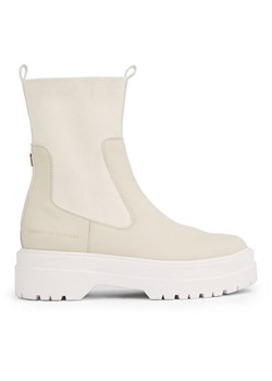 Tommy Hilfiger Sztyblety Feminine Seasonal FW0FW07226 Beżowy ze sklepu MODIVO w kategorii Workery damskie - zdjęcie 181085598
