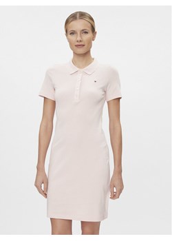 Tommy Hilfiger Sukienka codzienna 1985 WW0WW37853 Różowy Slim Fit ze sklepu MODIVO w kategorii Sukienki - zdjęcie 181085738