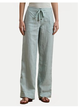 LAUREN RALPH LAUREN Spodnie materiałowe 200735136021 Błękitny Regular Fit ze sklepu MODIVO w kategorii Spodnie damskie - zdjęcie 181085739