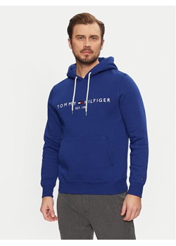 Tommy Hilfiger Bluza Logo MW0MW11599 Niebieski Regular Fit ze sklepu MODIVO w kategorii Bluzy męskie - zdjęcie 181085957