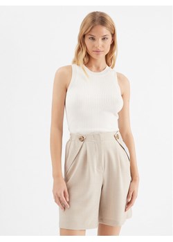JDY Top Aya 15287501 Biały Slim Fit ze sklepu MODIVO w kategorii Bluzki damskie - zdjęcie 181085997
