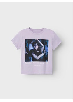 NAME IT T-Shirt 13228850 Fioletowy Boxy Fit ze sklepu MODIVO w kategorii Bluzki dziewczęce - zdjęcie 181086085