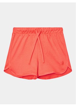 United Colors Of Benetton Szorty sportowe 3I1XC901F Czerwony Regular Fit ze sklepu MODIVO w kategorii Spodenki dziewczęce - zdjęcie 181086166
