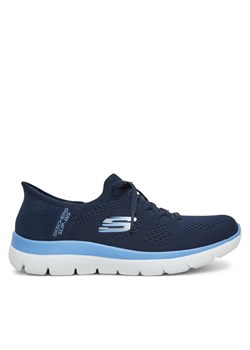Skechers Sneakersy Summits-New Daily 150263/NVBL Granatowy ze sklepu MODIVO w kategorii Buty sportowe damskie - zdjęcie 181086228