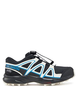 Salomon Trekkingi Speedcross Waterproof L47733700 Czarny ze sklepu MODIVO w kategorii Buty trekkingowe dziecięce - zdjęcie 181086266