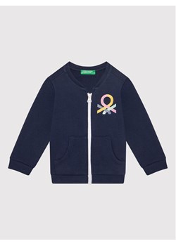 United Colors Of Benetton Bluza 3J70C5920 Granatowy Regular Fit ze sklepu MODIVO w kategorii Bluzy i swetry - zdjęcie 181086349