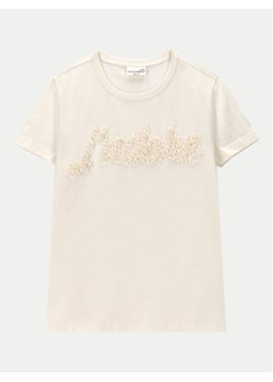 Coccodrillo T-Shirt WC4143202GEJ Écru Regular Fit ze sklepu MODIVO w kategorii Bluzki dziewczęce - zdjęcie 181086409