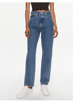 Calvin Klein Jeans Jeansy Authentic J20J222443 Granatowy Straight Fit ze sklepu MODIVO w kategorii Jeansy damskie - zdjęcie 181086526