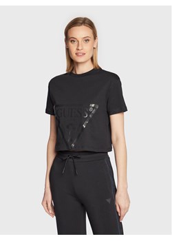 Guess T-Shirt Adele V2YI06 K8HM0 Czarny Regular Fit ze sklepu MODIVO w kategorii Bluzki damskie - zdjęcie 181086657