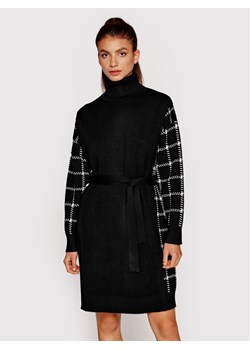 Silvian Heach Sukienka dzianinowa PGA22126VE Czarny Regular Fit ze sklepu MODIVO w kategorii Sukienki - zdjęcie 181086685