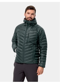 Jack Wolfskin Kurtka puchowa Passamani Down Hoody 1207241 Khaki Regular Fit ze sklepu MODIVO w kategorii Kurtki męskie - zdjęcie 181086817