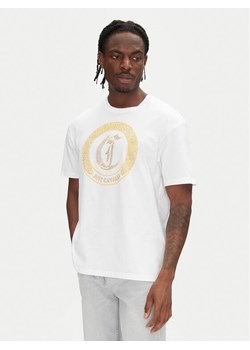 Just Cavalli T-Shirt 78OAHE22 Biały Regular Fit ze sklepu MODIVO w kategorii T-shirty męskie - zdjęcie 181086856