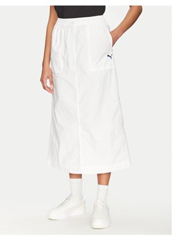 Puma Spódnica trapezowa Future Archive 629784 Biały Relaxed Fit ze sklepu MODIVO w kategorii Spódnice - zdjęcie 181086858