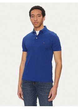 Tommy Hilfiger Polo 1985 MW0MW17771 Niebieski Slim Fit ze sklepu MODIVO w kategorii T-shirty męskie - zdjęcie 181086859