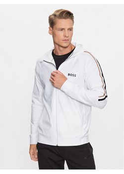 Boss Bluza Sicon 50504552 Biały Regular Fit ze sklepu MODIVO w kategorii Bluzy męskie - zdjęcie 181086898