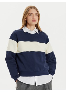 Gant Bluza Color Blocked 4201254 Granatowy Loose Fit ze sklepu MODIVO w kategorii Bluzy damskie - zdjęcie 181086936