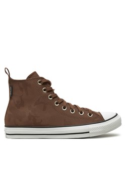 Converse Trampki Chuck Taylor All Star Tectuff Waterproof Camo A08567C Brązowy ze sklepu MODIVO w kategorii Trampki męskie - zdjęcie 181086996