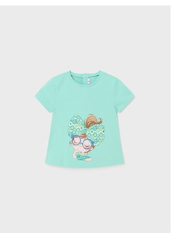 Mayoral T-Shirt 1014 Niebieski Regular Fit ze sklepu MODIVO w kategorii Koszulki niemowlęce - zdjęcie 181087029