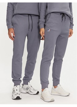 K-Way Spodnie dresowe Le Vrai Creuse K11516W Niebieski Slim Fit ze sklepu MODIVO w kategorii Spodnie męskie - zdjęcie 181087066