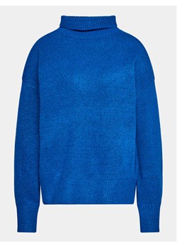 Gina Tricot Golf 19873 Niebieski Regular Fit ze sklepu MODIVO w kategorii Swetry damskie - zdjęcie 181087159