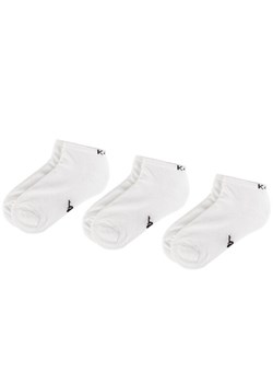 Kappa Zestaw 3 par niskich skarpet unisex 704275 Biały ze sklepu MODIVO w kategorii Skarpetki damskie - zdjęcie 181087205