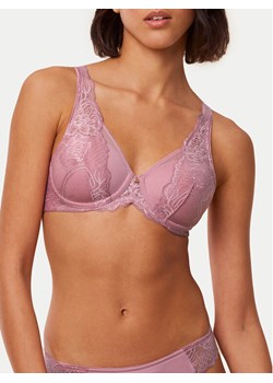 Triumph Biustonosz z fiszbiną Wild Peony Florale 10209627 Różowy ze sklepu MODIVO w kategorii Biustonosze - zdjęcie 181087215
