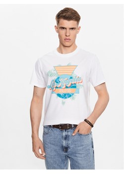 Guess T-Shirt M3YI67 I3Z14 Biały Regular Fit ze sklepu MODIVO w kategorii T-shirty męskie - zdjęcie 181087299