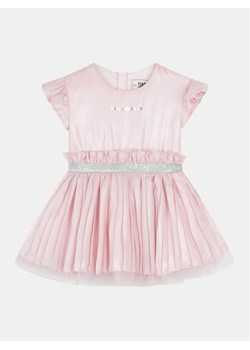 Karl Lagerfeld Kids Sukienka codzienna Z30279 S Różowy Regular Fit ze sklepu MODIVO w kategorii Sukienki dziewczęce - zdjęcie 181087399