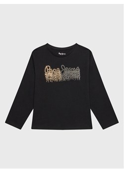 Pepe Jeans Bluzka Beccie PG502906 Czarny Regular Fit ze sklepu MODIVO w kategorii Bluzki dziewczęce - zdjęcie 181087617