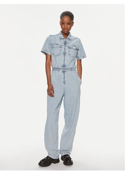 Tommy Jeans Kombinezon DW0DW18112 Niebieski Regular Fit - id: 0000303427009 - marki Tommy Jeans - 181087878 Tommy Jeans Kombinezon DW0DW18112 Niebieski Regular Fit ze sklepu MODIVO w kategorii Kombinezony damskie - zdjęcie 181087878