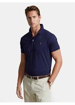 Polo Ralph Lauren Polo 710713130006 Granatowy Custom Slim Fit ze sklepu MODIVO w kategorii T-shirty męskie - zdjęcie 181087888