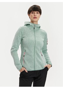 CMP Bluza 3H19826 Zielony Regular Fit ze sklepu MODIVO w kategorii Bluzy damskie - zdjęcie 181087936
