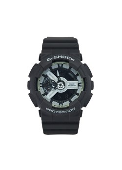 G-Shock Zegarek Hidden Glow GA-110HD-8AER Szary ze sklepu MODIVO w kategorii Zegarki - zdjęcie 181087947