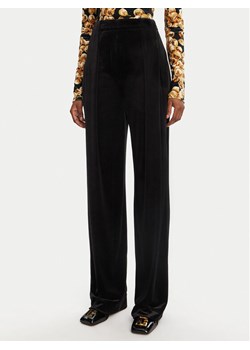 Balmain Spodnie materiałowe DF0PQ312JG50 Czarny Regular Fit ze sklepu MODIVO w kategorii Spodnie damskie - zdjęcie 181088027
