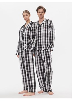 Tommy Jeans Piżama UU0UU00084 Czarny Regular Fit ze sklepu MODIVO w kategorii Piżamy damskie - zdjęcie 181088309