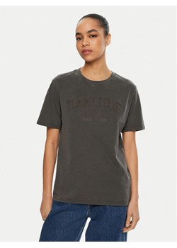 Tommy Jeans T-Shirt Varsity DW0DW19444 Czarny Relaxed Fit ze sklepu MODIVO w kategorii Bluzki damskie - zdjęcie 181088419