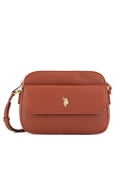 U.S. Polo Assn. Torebka BIUXT6313WVP Pomarańczowy ze sklepu MODIVO w kategorii Listonoszki - zdjęcie 181088667