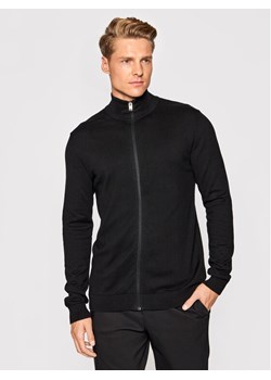 Selected Homme Kardigan Berg 16074688 Czarny Regular Fit ze sklepu MODIVO w kategorii Swetry męskie - zdjęcie 181088685
