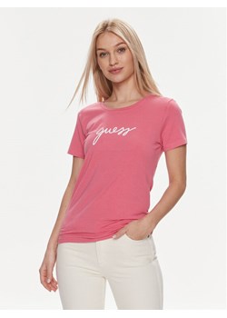 Guess T-Shirt Carrie O4RM09 KBBU1 Biały Regular Fit ze sklepu MODIVO w kategorii Bluzki damskie - zdjęcie 181088815