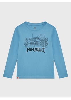 LEGO Bluzka 12010657 Niebieski Regular Fit ze sklepu MODIVO w kategorii T-shirty chłopięce - zdjęcie 181089005