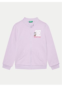 United Colors Of Benetton Bluza 3J70G5037 Fioletowy Regular Fit ze sklepu MODIVO w kategorii Bluzy chłopięce - zdjęcie 181089079